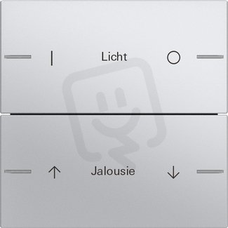 Kolébka 2x pro tlačítkový sensor 4 System 55 F hliník GIRA 576226