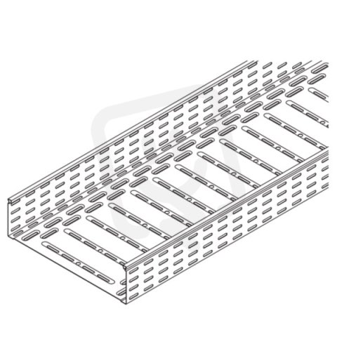 perforovaný žlab RG 110-10S, délka 3m, nerez PUK GROUP RG 110-60E