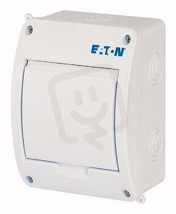 Eaton 281649 Rozvodnice NA omítku,bílé plast.dveře,1řada,5modulů BC-O-1/5-TW-ECO