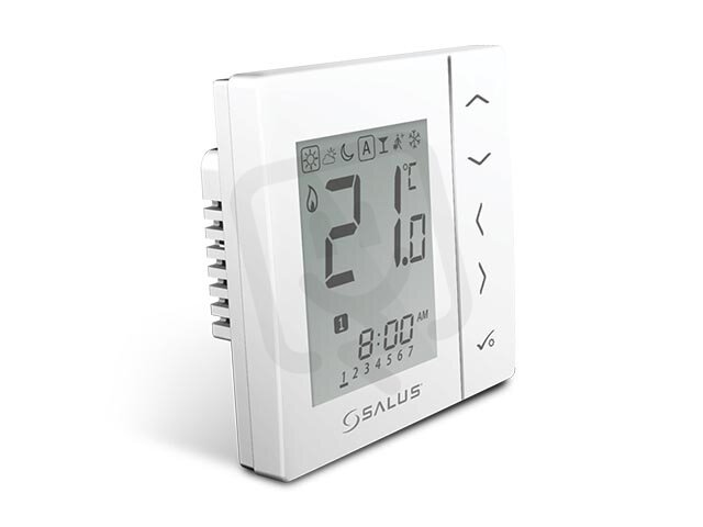 Salus SALUS VS10WRF Bezdrátový termostat 4v1, bílý, podomítkový, 230V, 2,4 GHz