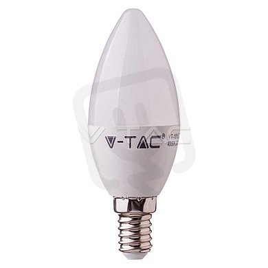 LED žárovka V-TAC 5.5W E14 Plastic Candle Warm White VT-226