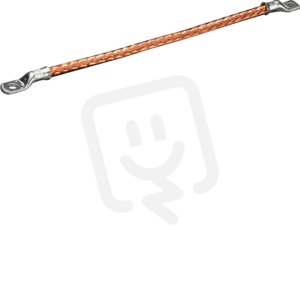 Uzemňovací kabel 25 mm2s kabelovými oky M8 a M6, délka 300 mm HAGER UZ009