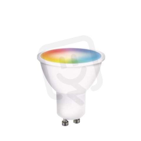 LED SMART WIFI žárovka, GU10, 5W, RGB, 425lm SOLIGHT WZ326