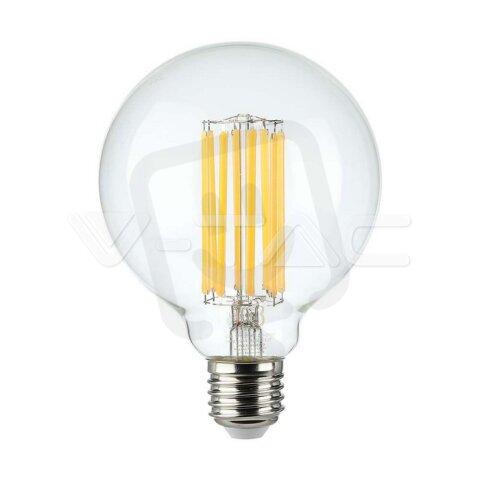 LED žárovka V-TAC 6W Filament Patent E27 G95 Warm White VT-1993