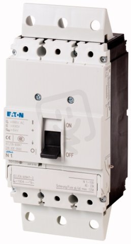 Eaton 113730Vypínač,3pól,možnost dálk.vypnutí,In=100A,příprava odnímat.provedení