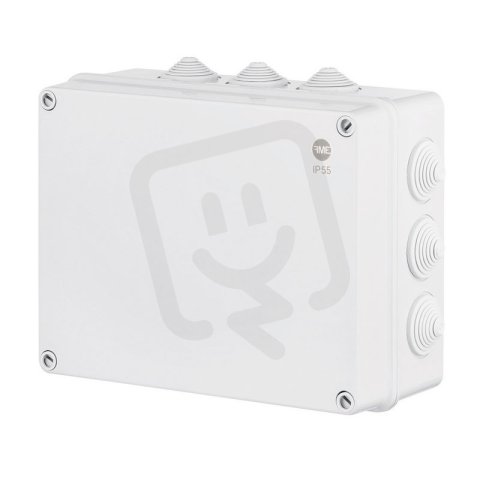 Krabice SolidBOX 68222 IP55 305x244x168mm plné víko stupň. vývodky (12x) FAMATEL