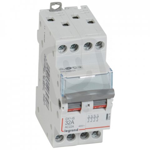 DX3 VYPÍNAČ 4P 32A 400V 2DIN LEGRAND 406479