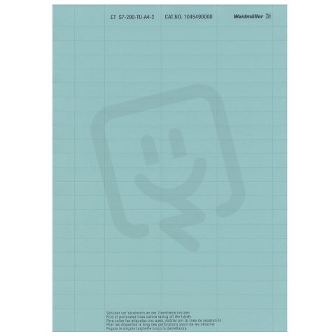 Značení zařízení ET S7-200-TU-A4-2 WEIDMÜLLER 1045490000