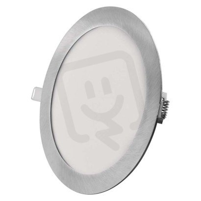 LED vestavné svítidlo NEXXO, kruhové, stříbrné, 18W, se změnou CCT EMOS ZD1243