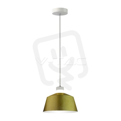 Závěsné LED svítidlo V-TAC 7W (Acrylic) Gold Lamp Shade O250 Warm White  VT-7444