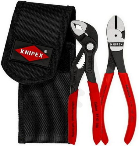 KNIPEX Sada minikleští v tašce na nářadí na opasek 1x 87 01 150, 1x 74 01 160