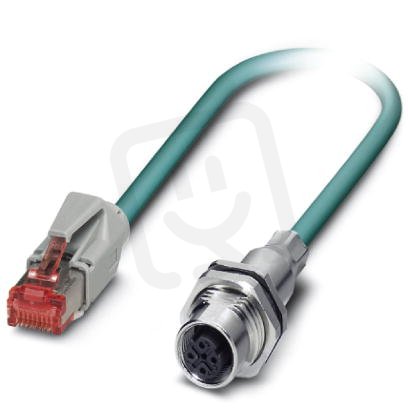 VS-M12FSBPS-IP20-93E-LI/1,0 Osazený kabel Ethernet 1404206