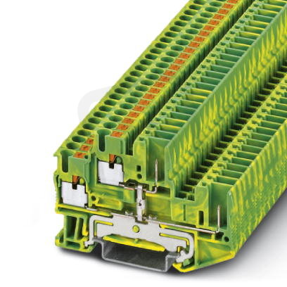 PTTB 2,5/2P-PE Dvoupatrová svornice ochranného vodiče 3210897