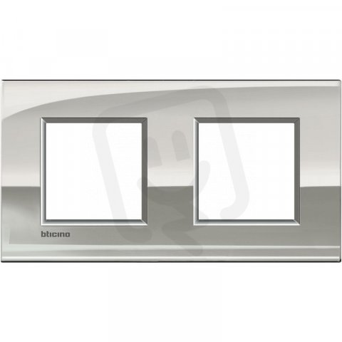 BTICINO LIVINGLIGHT RÁMEČEK AIR 2+2MODULOVÝ PALLADIUM LNE4802M2PL