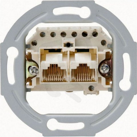 Datová zásuvka UAE 2 x 8 pol. (8), patice pod omítku KOPP 33369401