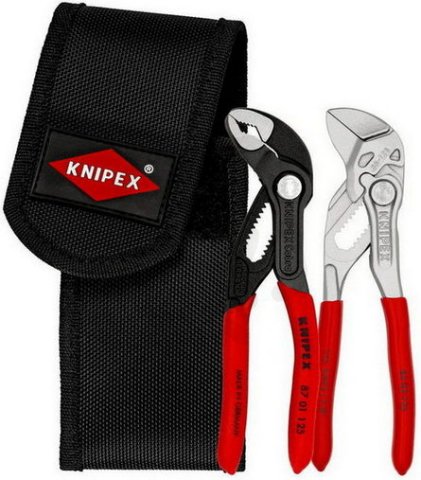 KNIPEX Sada minikleští v tašce na nářadí na opasek 1x 86 03 125, 1x 87 01 125