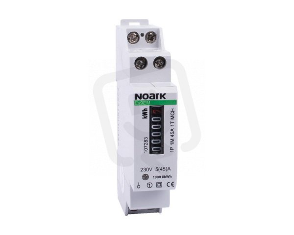 Elektroměr NOARK 107283 EX9EM 1P 1M 45 A 1-tarifní Mechanický displej