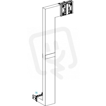 3D koleno 400 A na míru SCHNEIDER KSA400DMBK41F