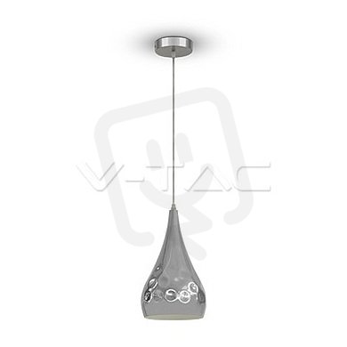 Závěsné svítidlo V-TAC Chrome Holder d180 VT-8180