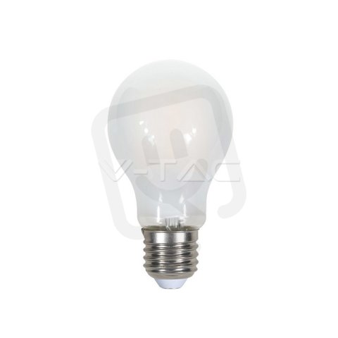 LED žárovka V-TAC 7W A60 Cross Filament Frost Cover Warm White VT-2047