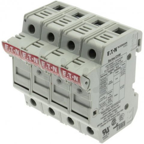 Pojistkový odpojovač Eaton CHM3DNIU 3+N-pól, 690V AC / 32A, C10 (10x38mm)