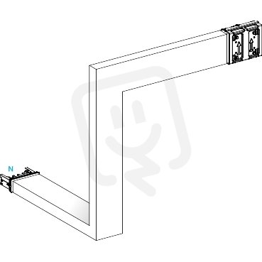 3D koleno 400 A na míru SCHNEIDER KSA400DMBK43A