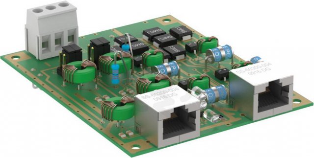 DL-1G-POE-PCB-INJECTOR přepěťová ochrana Ethernet 1 Gbit/s(Cat.6) 2kA(10/350 ľs)