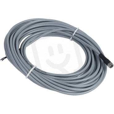 Kabel PVC s konektorem M8 přímý zásuvka,3 piny L=10m TELEMECANIQUE XZCPV0566L10