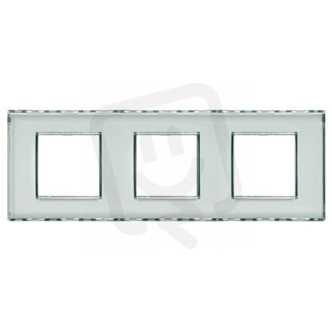 BTICINO LIVINGLIGHT RÁMEČEK 2+2+2MODULOVÝ TRANSPARENTNÍ LND4802M3KR