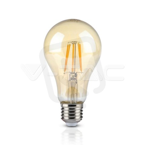 LED žárovka V-TAC 8W E27 A67 Filament Amber 2200K Cover Warm White VT-1958