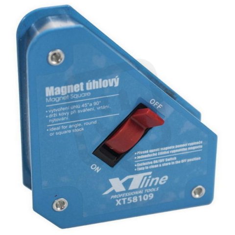 Magnet úhlový s vypínačem 130x152x28mm XTLINE XT58113