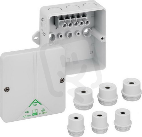 Spojovací krabice Abox m 040 AB-4mm2 šedá IP54/IP65 IK07 SPELSBERG 81240701