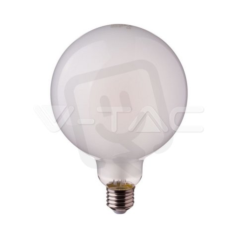 LED žárovka V-TAC 7W E27 G125 Filament Frost Cover Warm White VT-2067